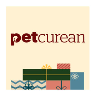 illustration of presents with Petcurean brand logo