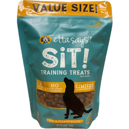Etta Says! Sit! Dog Training Treats, Peanut Butter
