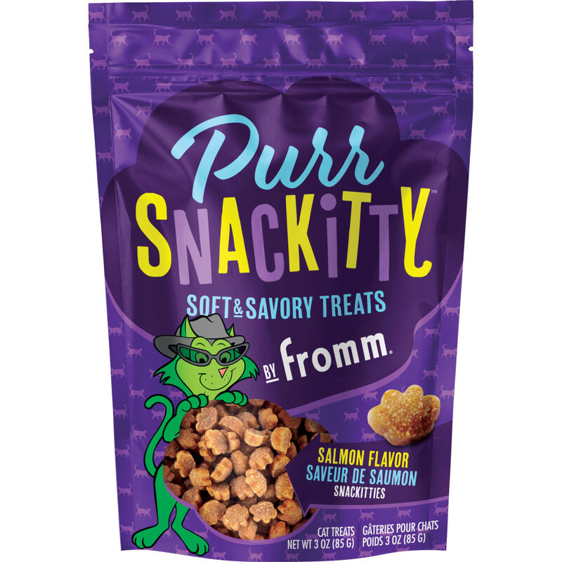 Fromm PurrSnackitty Soft & Savory Cat Treats, Salmon, 3-oz image number null