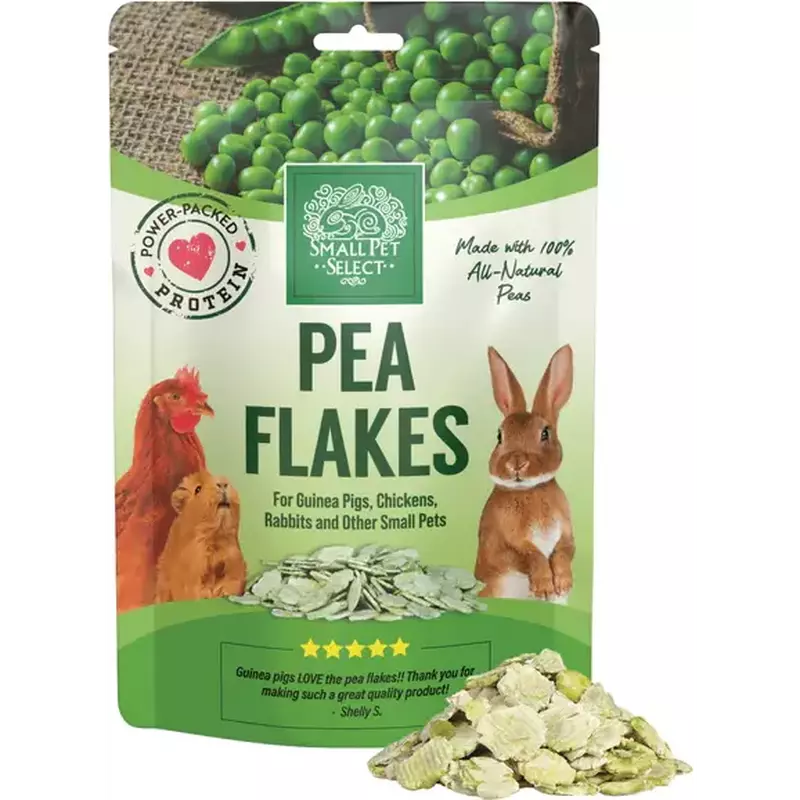 Small Pet Select Pea Flakes, 1-lb image number null