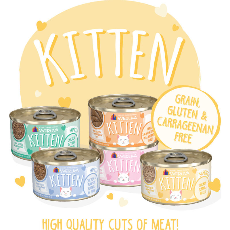 Weruva Kitten Canned Cat Food, Chicken Au Jus, 3-oz image number null