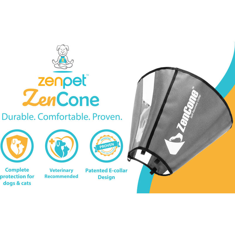 ZenPet Zen Cone Soft Recovery Pet Collar image number null