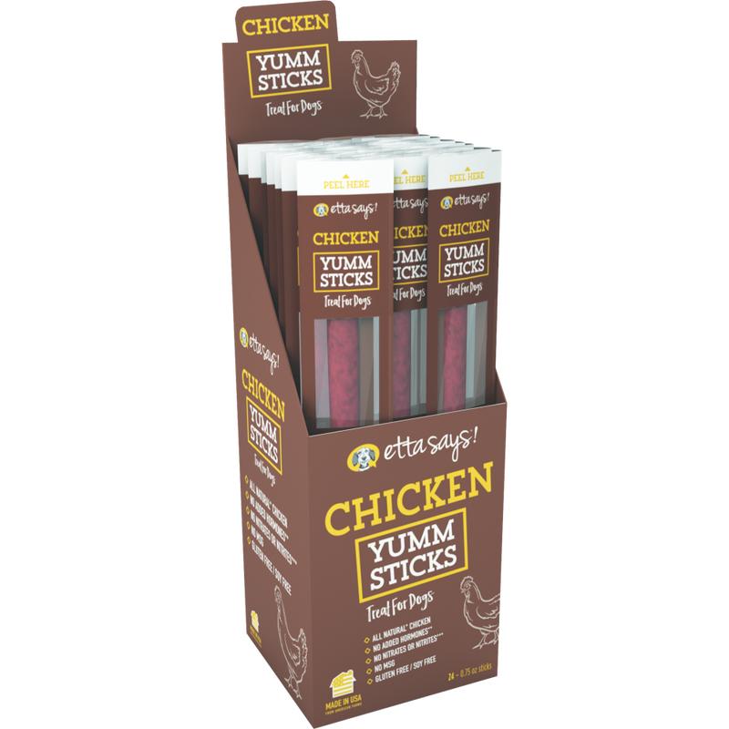 Etta Says! Yumm Stick Dog Treat, Chicken image number null