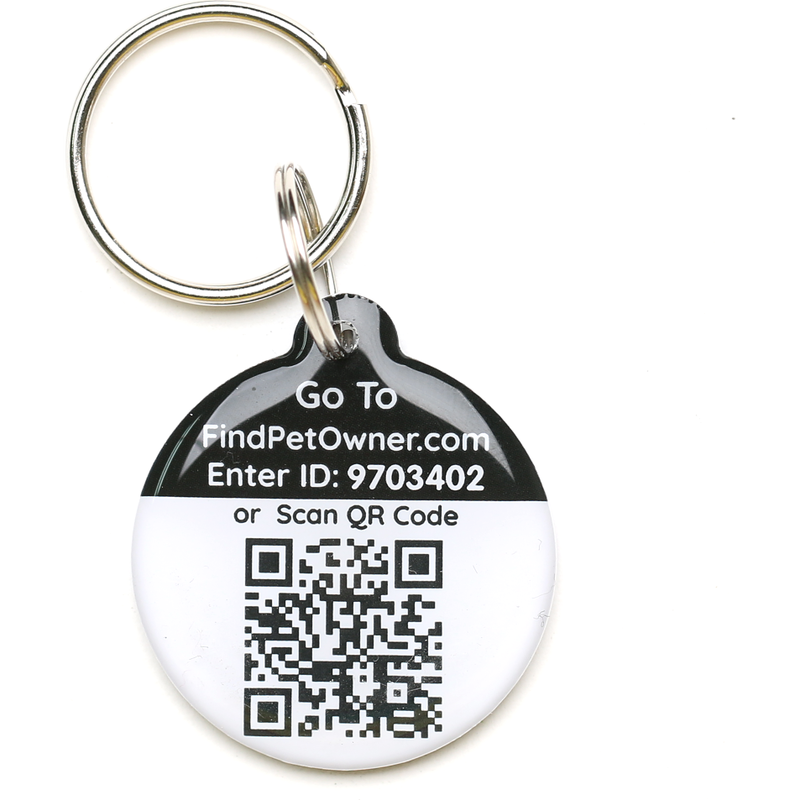 SmartLink Hanging Pet ID Tag, Black image number null