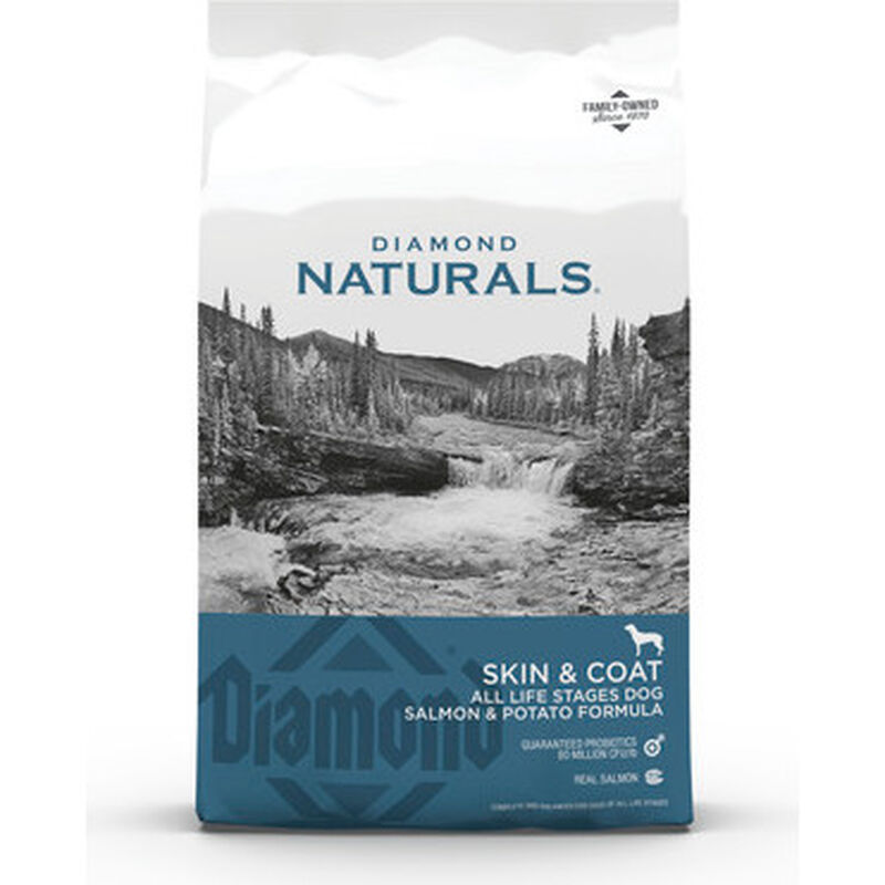 Diamond Naturals Dry Dog Food, Skin & Coat, Salmon, 30-lb image number null
