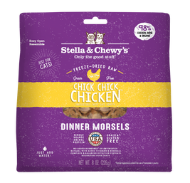 Stella & Chewy's Dinner Morsels Raw Freeze-Dried Cat Food, Chick Chick Chicken
