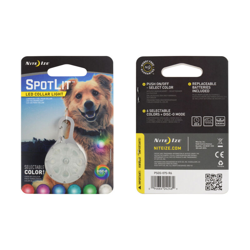 Nite Ize SpotLit LED Dog Collar Light, Disc-O Select image number null