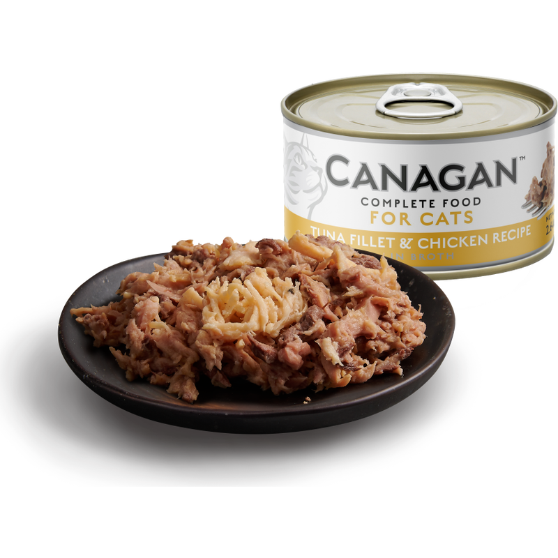 Canagan Grain-Free Canned Cat Food, Tuna & Chicken, 2.64-oz image number null