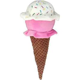 Petlou Plush Dog Toy, Ice Cream
