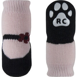 RC Pets Fun PAWks Dog Socks, Pink Mary Janes