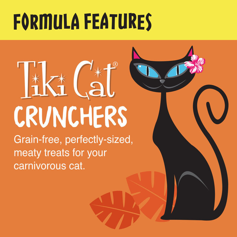 Tiki Cat Crunchers Baked Cat Treats, Chicken, 2-oz image number null