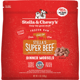 Stella & Chewy's Dinner Morsels Raw Frozen Dog Food, Stella's Super Beef