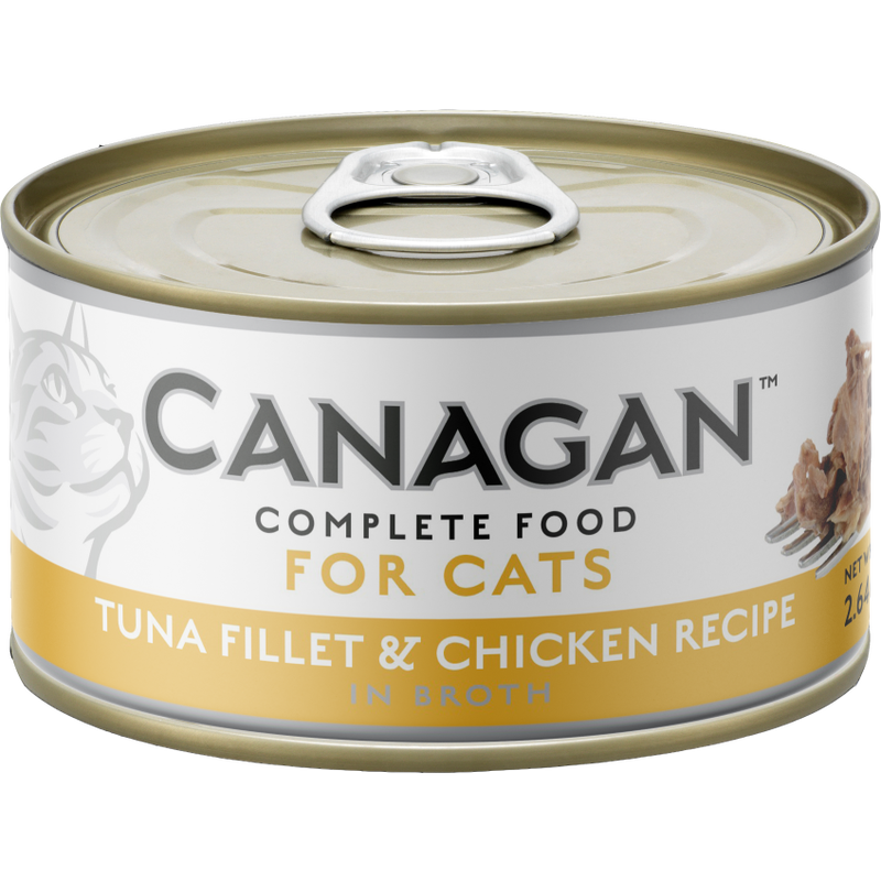 Canagan Grain-Free Canned Cat Food, Tuna & Chicken, 2.64-oz image number null