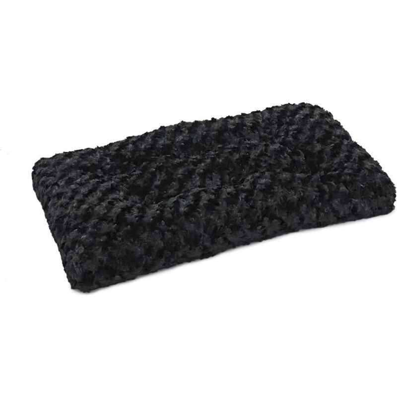MidWest Ombre Swirl Fur Pet Bed, Frost Silver, 30-in image number null
