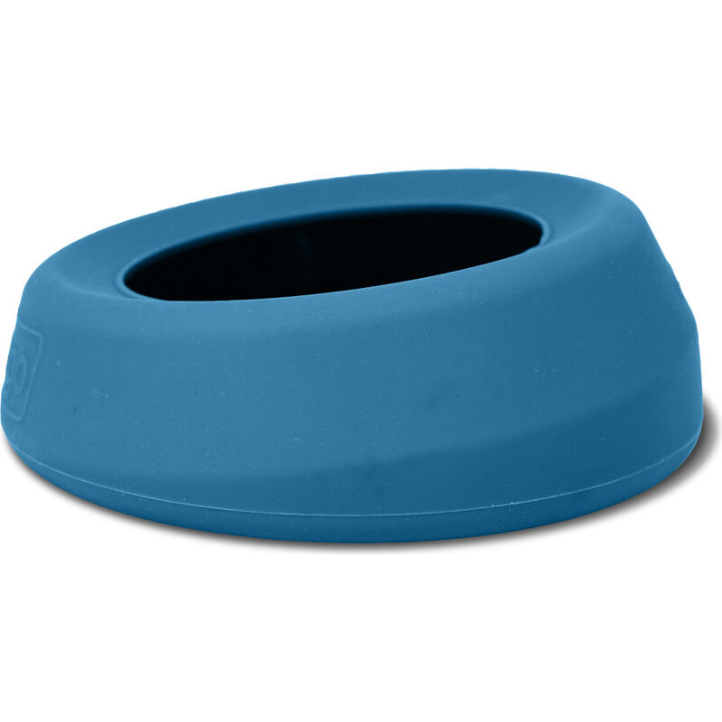 Kurgo Splash-Free Wander Dog Water Bowl, Blue image number null