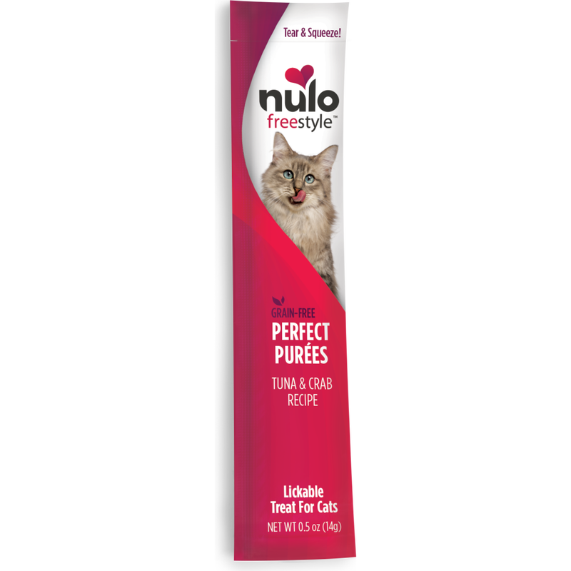 Nulo Freestyle Perfect Puree Lickable Cat Treat, Tuna & Crab, 0.5-oz image number null