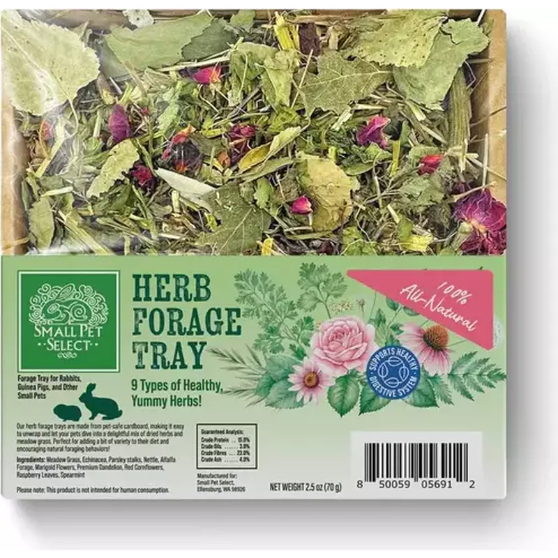 Small Pet Select Herbal Forage Tray image number null