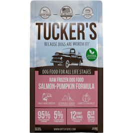 Tucker's Raw Frozen Dog Food, Salmon & Pumpkin