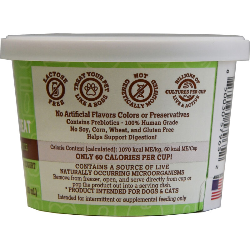 Boss Dog Frozen Yogurt Dog Treats, Peanut Butter & Applesauce, 3.5-oz, 4-pack image number null