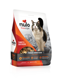 Nulo Grain-Free Freeze-Dried Raw Cat Food, Turkey & Duck