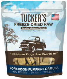 Tucker's Raw Freeze-Dried Dog Food, Pork Bison & Pumpkin
