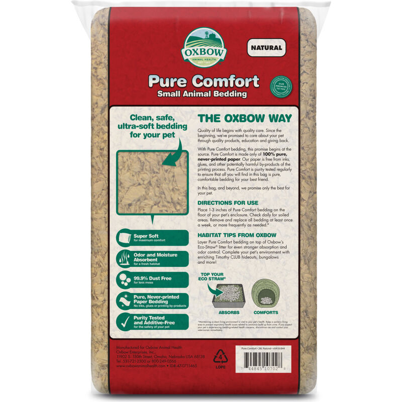 Oxbow Pure Comfort Small Animal Bedding, Natural image number null