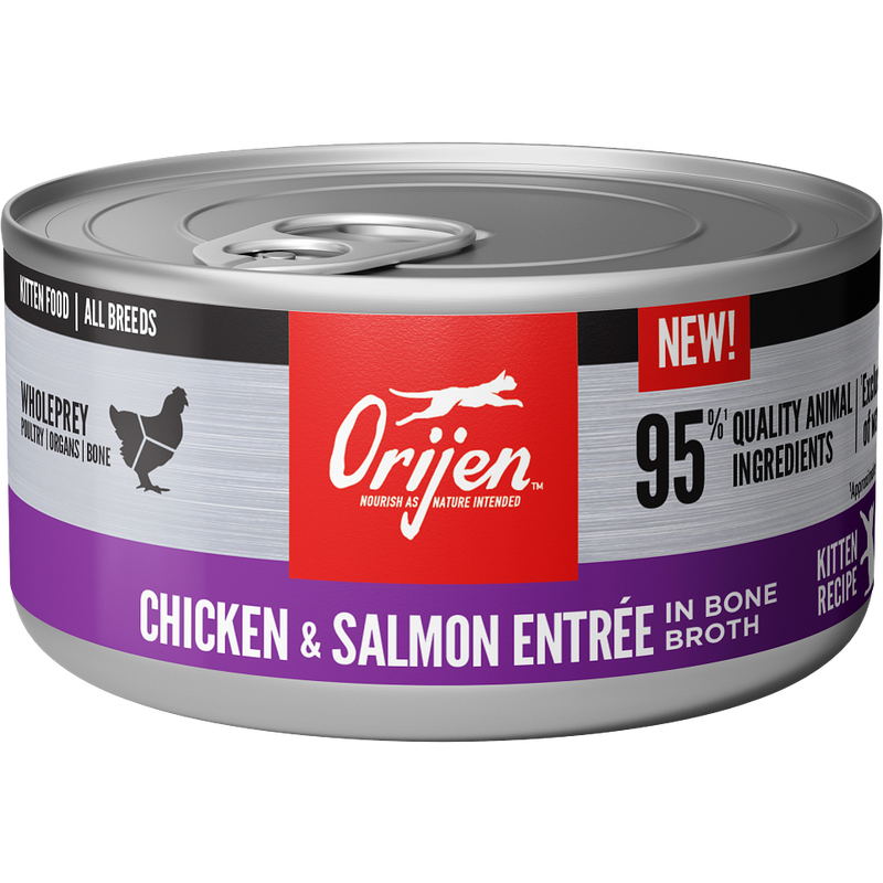Orijen Canned Cat Food, Kitten, Chicken & Salmon, 3-oz image number null