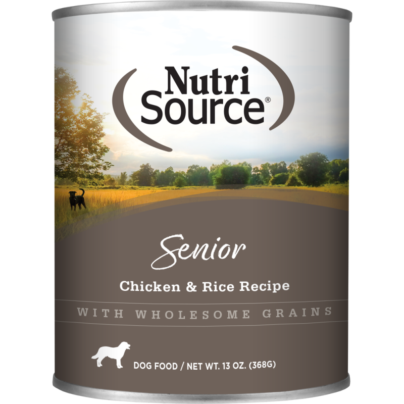 NutriSource Grain Inclusive Canned Dog Food, Senior image number null