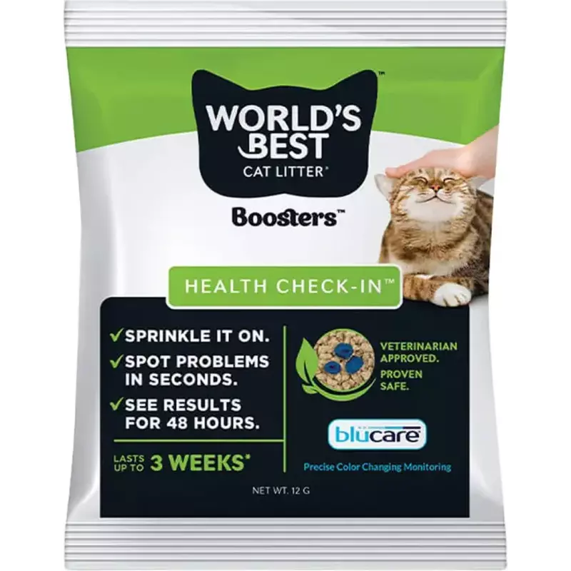World's Best Health Check-In Boosters Litter Additive, 12-g image number null