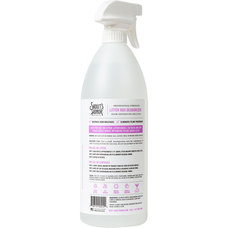 Skout's Honor Litter Box Deodorizer, 35-oz image number null