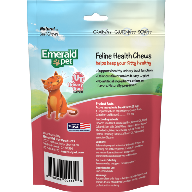 Emerald Pet Feline Health Urinary Tract Support Cat Supplement, 2.5-oz image number null