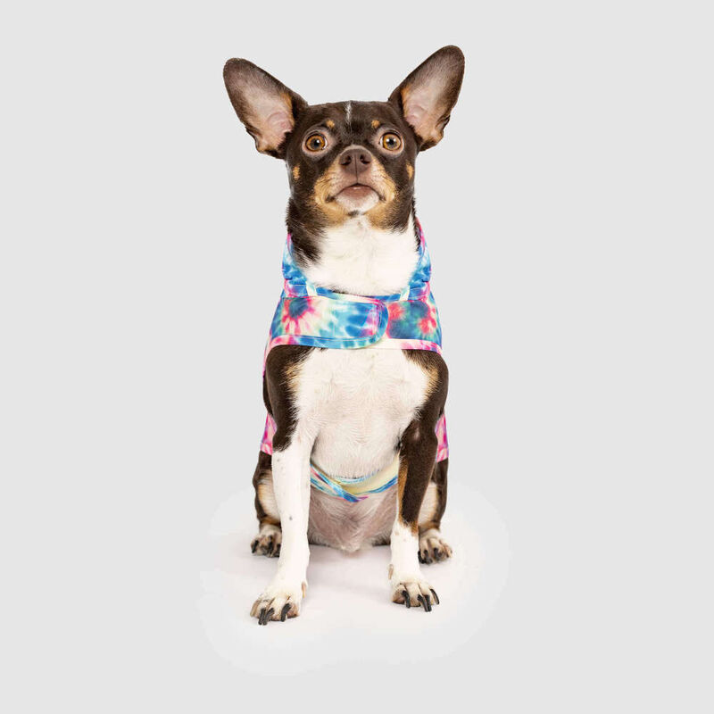 Canada Pooch Pick Me Dog Poncho, Tie Dye, 26-in image number null