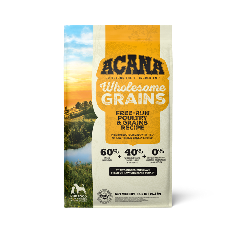 Acana Wholesome Grains Dry Dog Food, Free-Run Poultry image number null