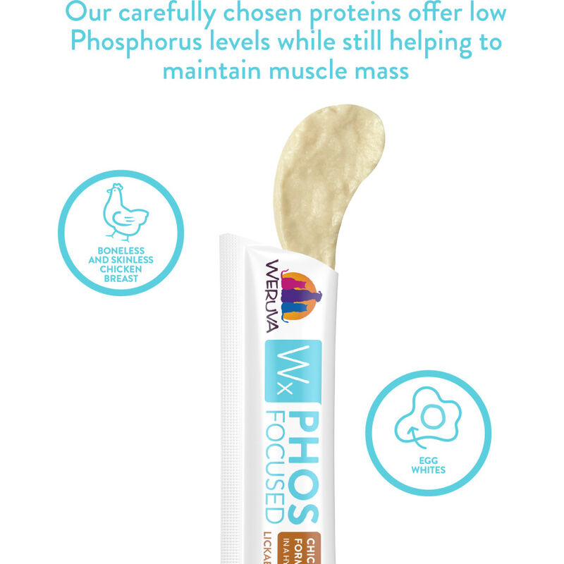 Weruva Wx  Lickable Cat Treats, Chicken, 0.5-oz, 5-pack image number null