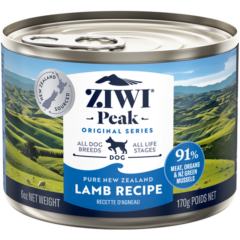 ZIWI Peak Original Series Canned Dog Food, Lamb, 6-oz image number null