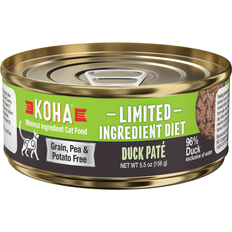 Koha Limited Ingredient Diet Pate Canned Cat Food, Duck image number null