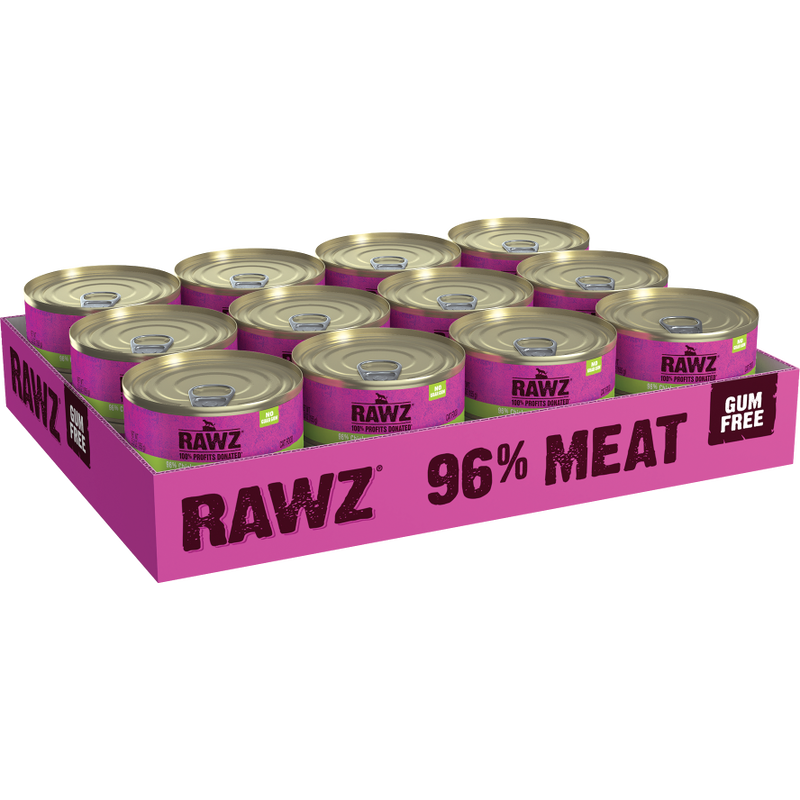 Rawz 96% Pate Canned Cat Food, Chicken & Chicken Liver image number null