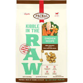 Primal Kibble in the Raw Freeze-Dried Dog Food, Chicken