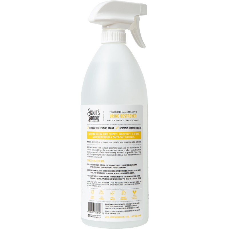 Skout's Honor Professional Strength Pet Urine Destroyer, 35-oz image number null