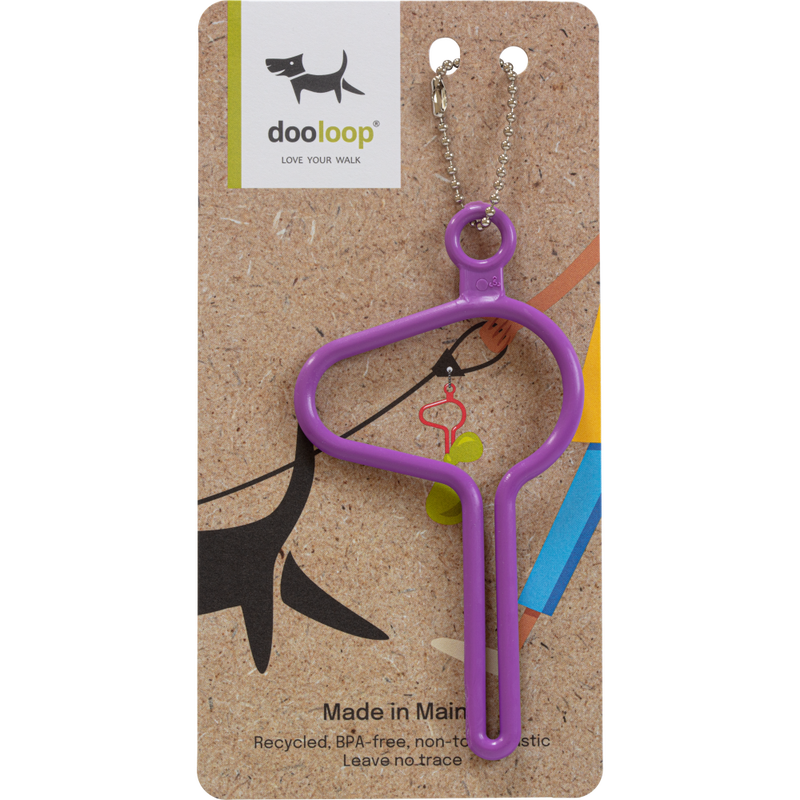 DooLoop Dog Waste Bag Holder, Purple image number null