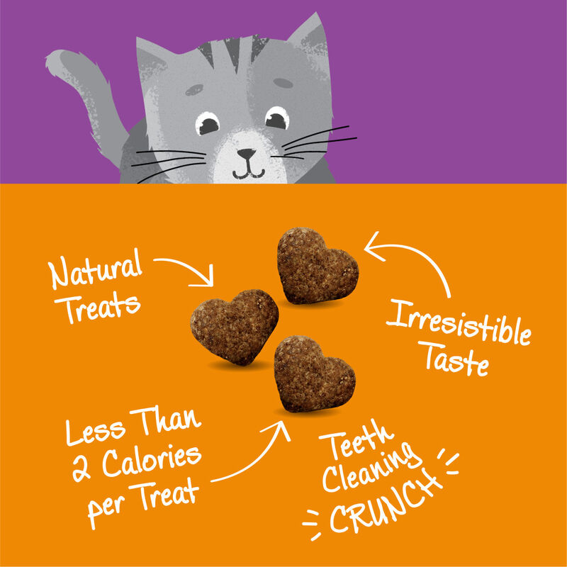 Wellness Kittles Crunchy Cat Treats, Chicken & Cranberries, 2-oz image number null