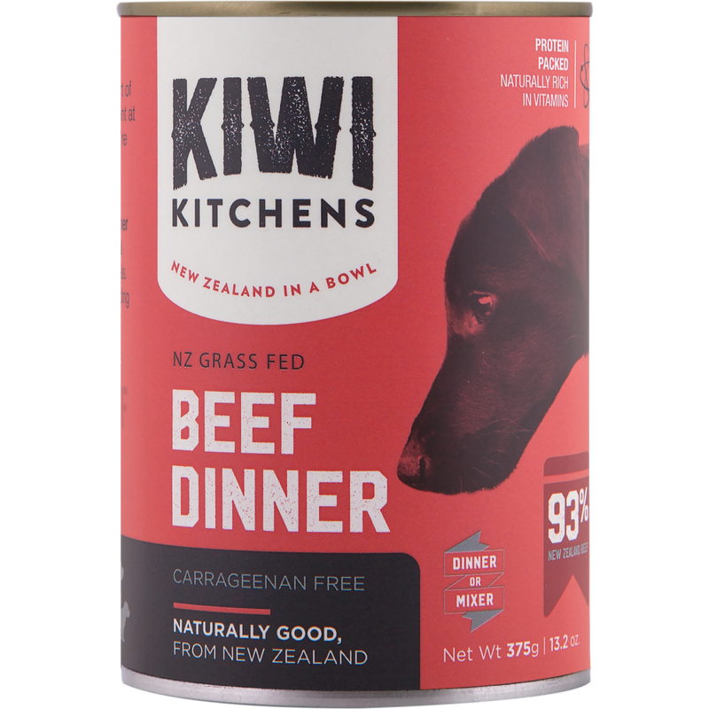 Kiwi Kitchens Canned Dog Food, Beef, 13.2-oz image number null