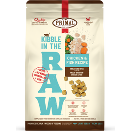 Primal Kibble in the Raw Freeze-Dried Cat Food, Chicken & Fish