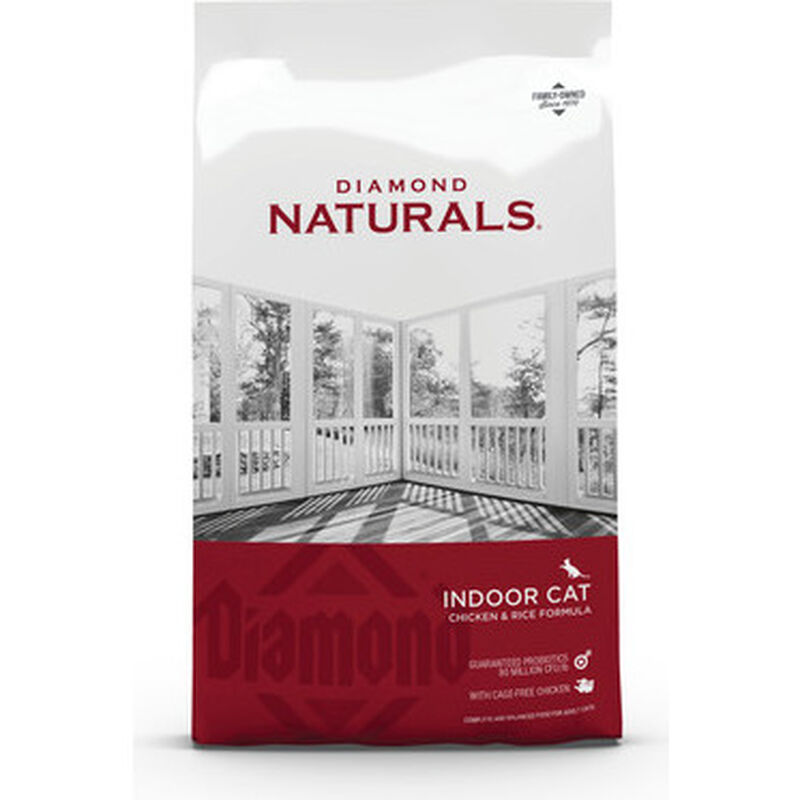 Diamond Naturals Dry Cat Food, Indoor, Chicken & Rice image number null
