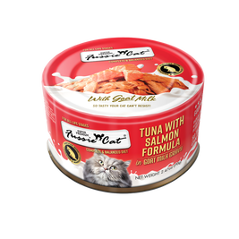 Fussie Cat Super Premium Goat Milk Canned Cat Food, Tuna & Salmon