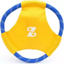 ZippyPaws Rope Gliderz Dog Toy, Yellow