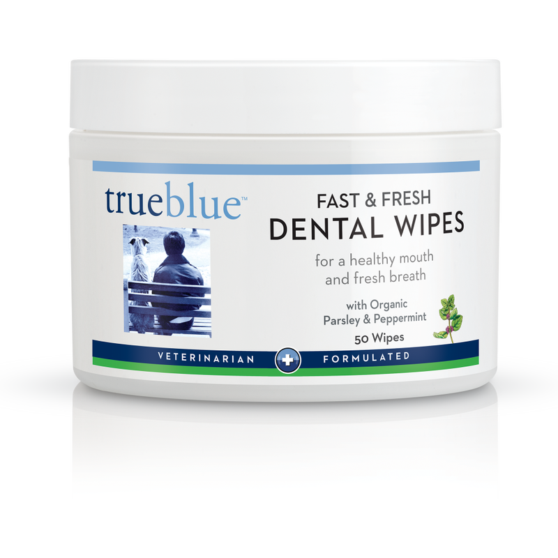 TrueBlue Fast & Fresh Dog Dental Wipes, 50-count image number null