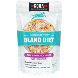 Koha Limited Ingredient Bland Diet Supplemental Dog Food, Beef & White Rice