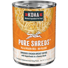 Koha Pure Shreds Canned Dog Food, Chicken