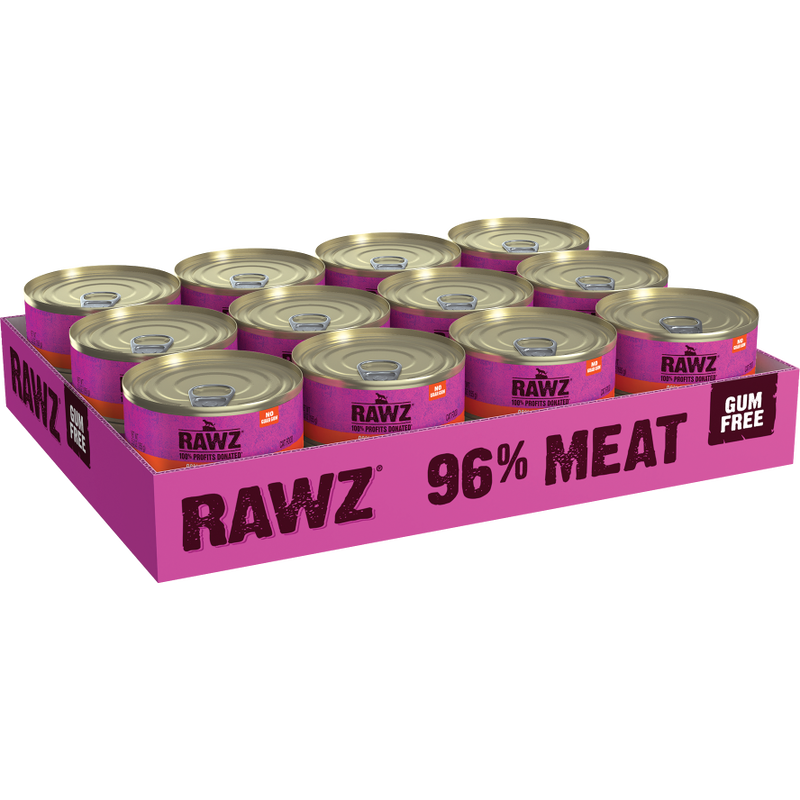 Rawz 96% Pate Canned Cat Food, Rabbit image number null